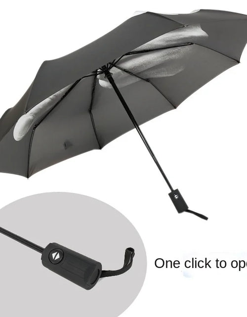 Load image into Gallery viewer, Rain Middle Finger Umbrella Women Umbrella Men Windproof Folding Personality Black Middle Finger Umbrellas Parasol Women 10 Bone
