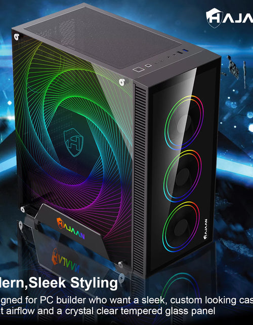 Load image into Gallery viewer, CYCLONIA Gaming Tower PC - Liquid Cooled - Intel I9 10850K 10-Core Processor Upto 5.2 Ghz - RTX 3060 12GB GDDR6 - 64GB DDR4 - 2TB SSD - Windows 11 Pro - KB Mouse &amp; Headset
