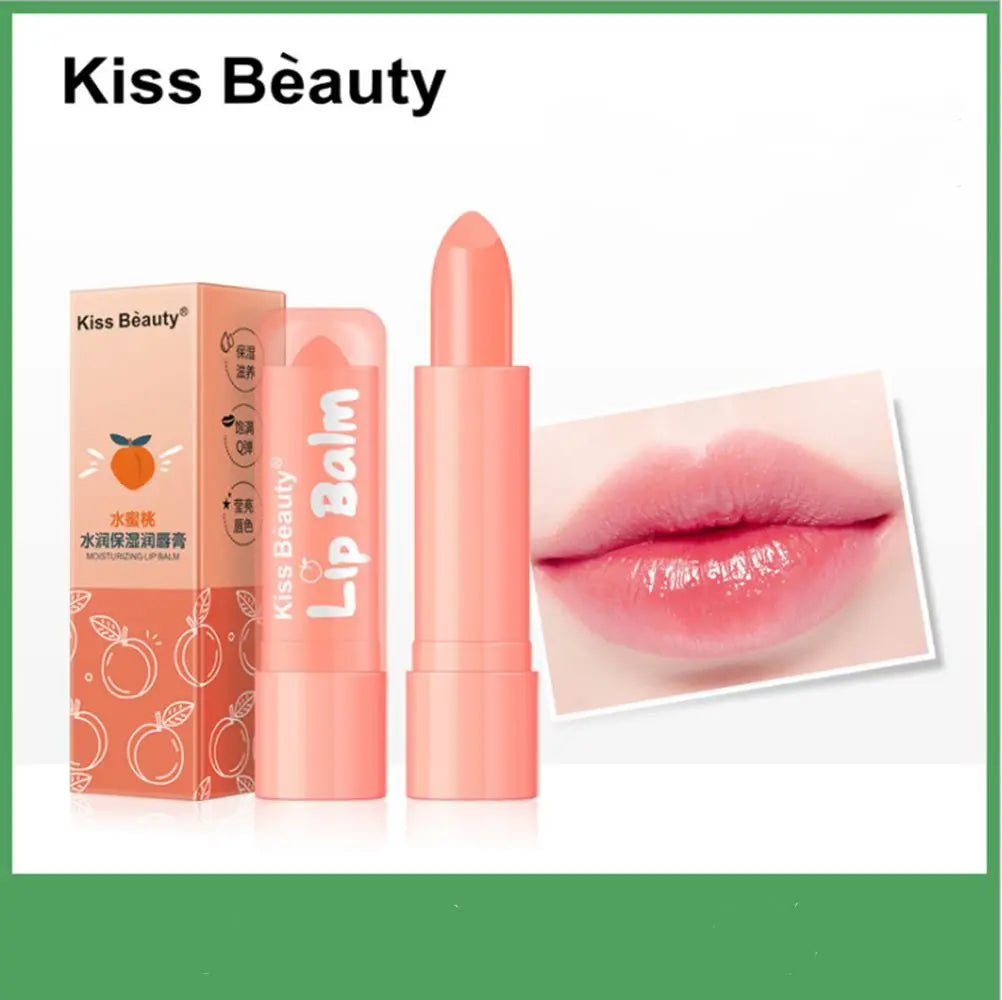 Hot Sale Flower Moisturizing Long Lasting Lipstick Color Jelly Transparent Temperature Change Matte Lipstick Lip Balm Makeup