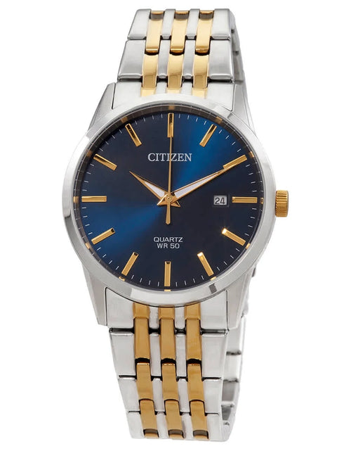 Load image into Gallery viewer, Quartz Blue Dial Two-Tone Men&#39;S Watch BI5006-81L
