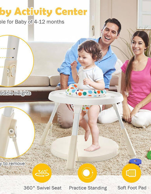 Load image into Gallery viewer, 6-In-1 Baby High Chair Infant Activity Center with Height Adjustment
