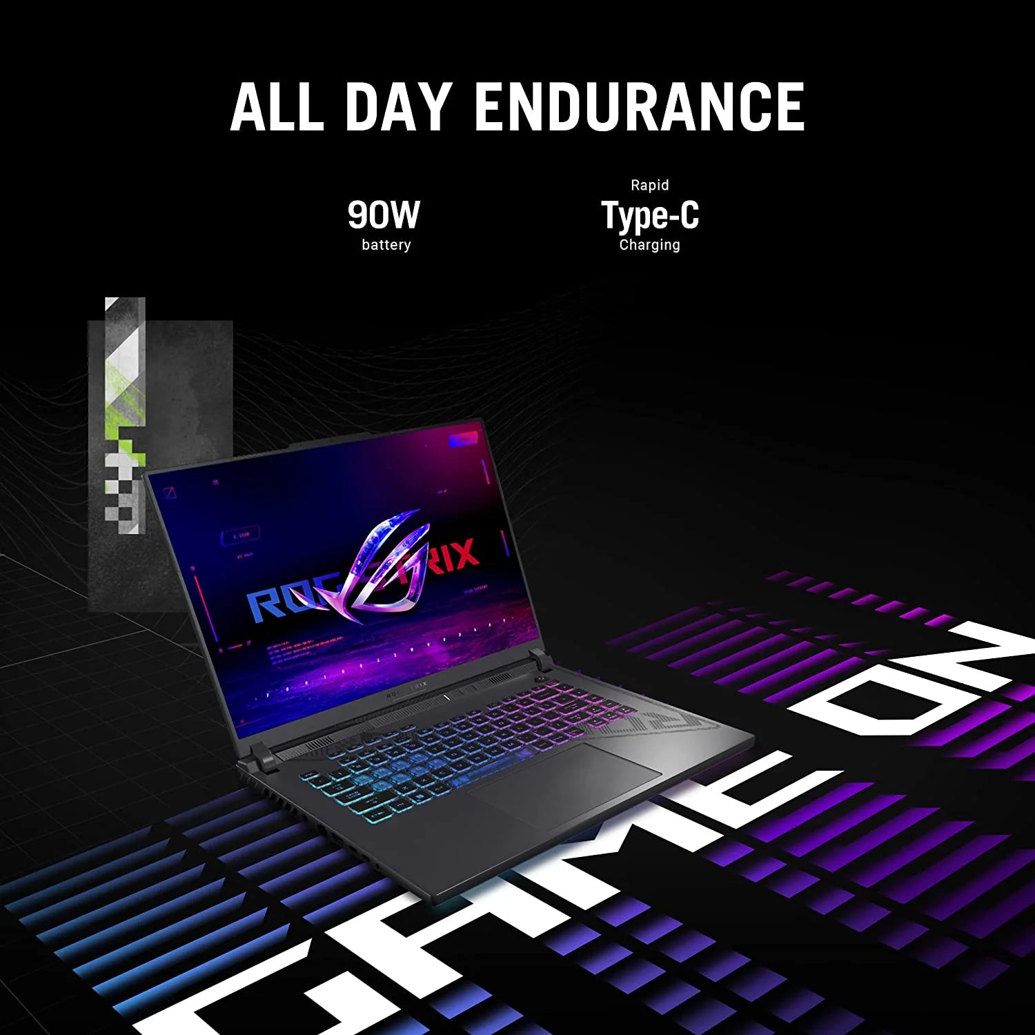 ROG Strix G16 (2023) Gaming Laptop, 16” 16:10 FHD 165Hz, Geforce RTX 4060, Intel Core I7-13650Hx, 16GB DDR5, 1TB Pcie SSD, Wi-Fi 6E, Windows 11, Eclipse Gray