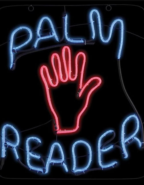 Load image into Gallery viewer, Palm Reader LED Neon Sign Halloween Decoration
