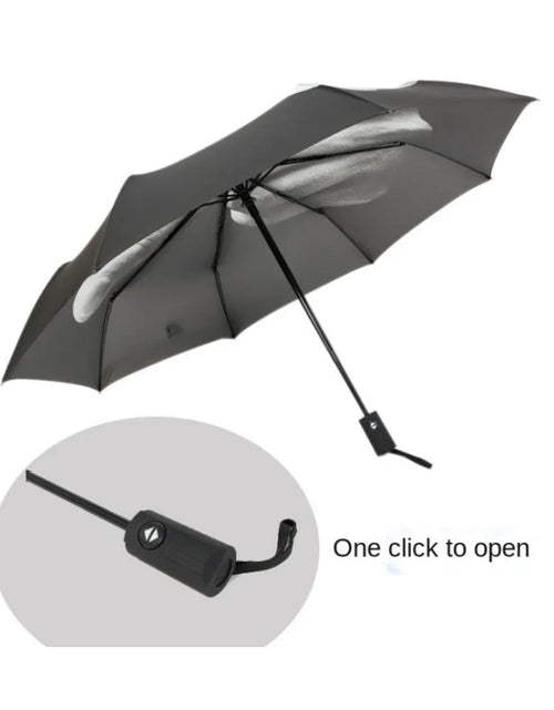 Load image into Gallery viewer, Rain Middle Finger Umbrella Women Umbrella Men Windproof Folding Personality Black Middle Finger Umbrellas Parasol Women 10 Bone
