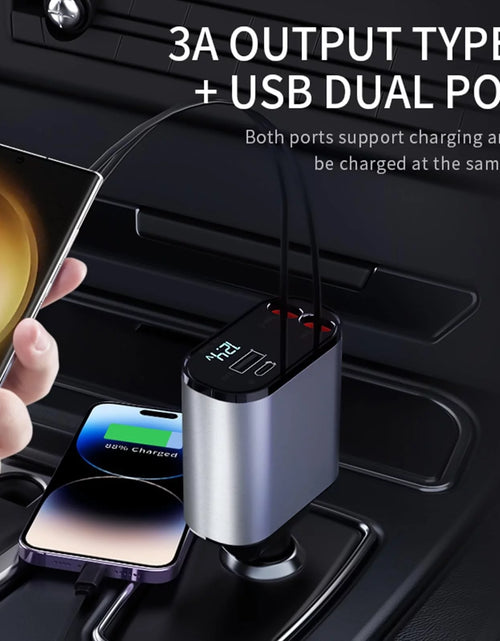 Load image into Gallery viewer, Fast QC Quick Charge 3 USB Port Car Charger Vehicle Socket Adapter with LED Light Adapter for Iphone Android Phone
